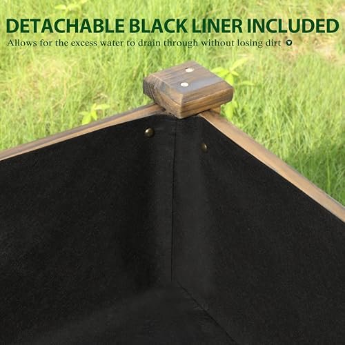 Yardenaler 48x24x33in Raised Garden Bed Featuring Legs