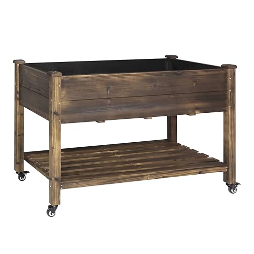 Yardenaler 48x24x33in Raised Garden Bed Featuring Legs