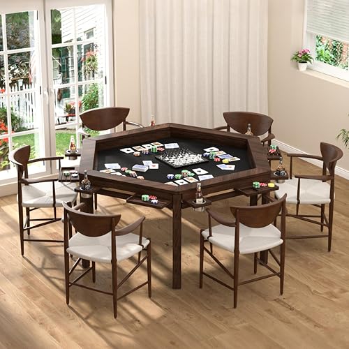 Yardenaler Board Game Table with Removable Table Top